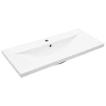 ZNTS 2 Piece Bathroom Furniture Set Concrete Grey Engineered Wood 3324922