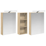 Bathroom Cabinet Set 3 pcs 130 x 14.5 x 70 cm Engineered wood 3403770