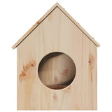 Cat House 41x50x50 cm Solid Wood Pine 859295