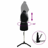 Adjustable Dress Form Female Height Adjustable Black L Velvet 42018609