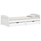 Day Bed with 2 Drawers without Mattress "IRUN" White 90x200 cm 3185208