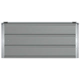 Planter Light Grey 100 x 40 x 45 cm Steel 42018132