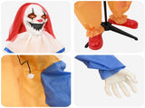 Halloween Scary Clown SPOOKA Yellow and Blue 126.5 x 180 cm 42048673