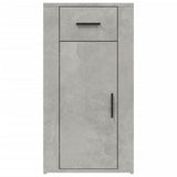 Desk Cabinet Concrete Grey 40x49x75 cm Engineered Wood 816796