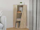 Side Shelf Sonoma Oak 33 x 32 x 100.5 cm Engineered Wood 892419