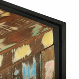 Storage Box Brown and Black 60 x 40 x 41 cm Reclaimed Wood 4016752