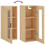 Wall Mounted Cabinet Sonoma Oak 34.5x34x90 cm 828927