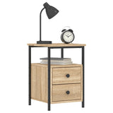 ZNTS Bedside Cabinets 2 pcs Sonoma Oak 34x35.5x50 cm Engineered Wood 826016