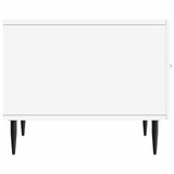 Coffee Table with Drawer White 49 x 50 x 40 cm Engineered Wood 894965