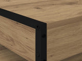 Coffee Table Artisian Oak 80 x 50 x 40 cm Engineered Wood 886443