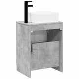 Bathroom Furniture Set Concrete Grey Engineered Wood 3404225
