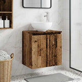 Wall-Mounted Sink Vanity Old Wood 49.5 x 41 x 64.5 cm 890400