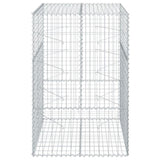 Gabion Basket with Cover 100x100x150 cm Galvanised Iron 3295213