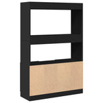 Highboard Black 92x33x140 cm Engineered Wood 3309610