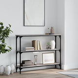 Console Table Grey Sonoma 100x22.5x75 cm Engineered Wood 834028