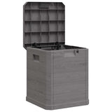 Garden Storage Box 90 L Brown 45685