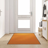Doormat Other Orange and Black 120 x 250 cm Polyamide and PVC 4100745