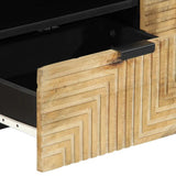 TV Cabinet Brown 105x33x46 cm Solid Wood Mango 4017734