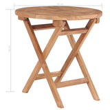 Outdoor Table Natural teak Solid teak wood Compact Foldable 48976