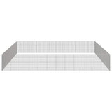 Free Range Animal Enclosure 48-Panel 54x100 cm Galvanised Iron 3321350