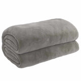 Weighted Blanket With Cover Grey Fabric 120 x 180 cm 350825