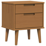 Bedside Cabinet Caramel 40 x 35 x 48 cm Solid Pine Wood 42020931