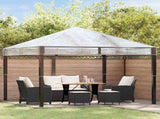 Gazebo Cover Replacement 300 x 300 x 26 cm Transparent PVC 42008410
