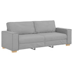 Sofa Set with Cushion 3 pcs Grey 220 x 78 x 84 cm Fabric 3324617