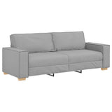 Sofa Set with Cushion 3 pcs Grey 220 x 78 x 84 cm Fabric 3324617