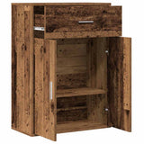Sideboard with Drawer Old Wood 60 x 30 x 84 cm Engineered Wood 871425