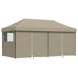 Party Tent Folding Taupe 292 x 580 x 315 cm Oxford Fabric 42023667