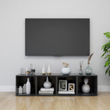 TV Cabinets 4 pcs Grey 37x35x37 cm Engineered Wood 805506