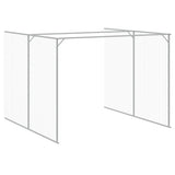 Dog House with Run Anthracite 214x1069x181 cm Galvanised Steel 3189123
