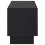 TV Cabinet Black Engineered Wood 896016