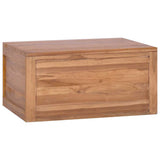 Wall-mounted Bathroom Cabinet 60x45x30 cm Solid Teak Wood 320437