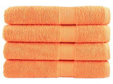 Premium Shower Towels SOLUND 4 pcs Orange 70x140 cm 600 gsm 137381