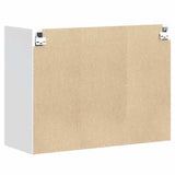 Kitchen Wall Cabinet Kalmar High Gloss White Engineered Wood 853589