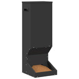 Deer Feeder Black 28 x 30 x 80 cm Cold-Rolled Steel 874609