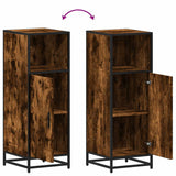 Bathroom Cabinet Smoked Oak 35x37.5x100 cm Engineered Wood 849241