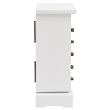 Jewellry Case with Mirror MDF 25x13.5x34 cm 245753