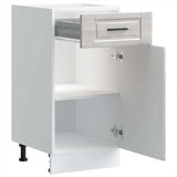 Kitchen Base Cabinet Porto Grey Sonoma Engineered Wood 853953