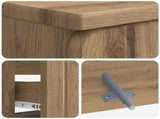 Bathroom Sink Cabinet ZWOLLE Artisan Oak 82 x 41x 58.5 cm 896364