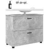 Bathroom Cabinet with Drawer Concrete Grey 76.5 x 35 x 64 cm 883297