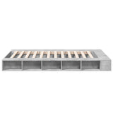 Bed Frame without Mattress Concrete Grey 135x190 cm Double 3280499