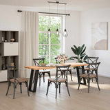 Console Table Legs U-Shaped 2 pcs Black 28x cm Steel 4012776