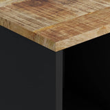 Sideboard with 2 Doors 80x33x75 cm Solid Wood Mango 352921