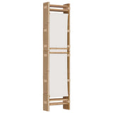 Folding 4-Panel Room Divider 160 cm Bamboo and Canvas 350624