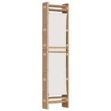 Folding 4-Panel Room Divider 160 cm Bamboo and Canvas 350624