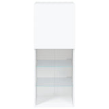 TV Cabinet with LED Lights White 40.5x30x102 cm 837057