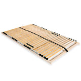 Slatted Bed Base without Mattress with 28 Slats 7 Zones 120x200 cm 246447